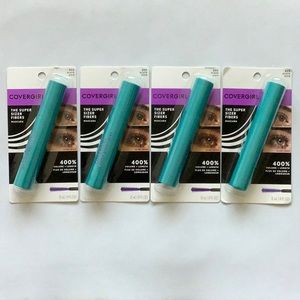 Lot of 4 Covergirl The Super Sizer Fibers Mascara